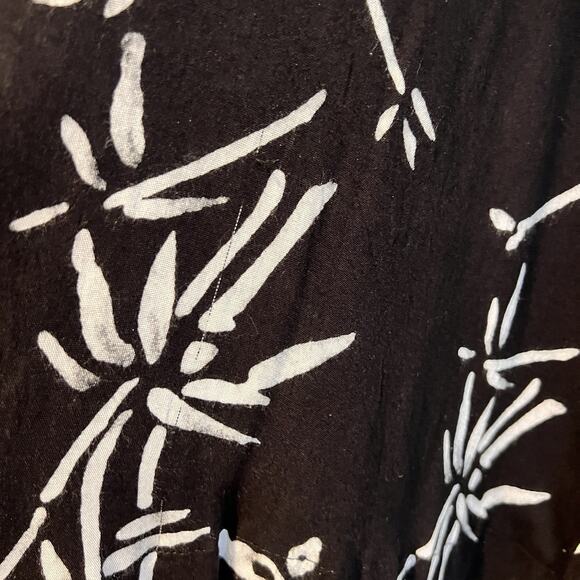 Soft Surroundings Womens Bamboo Bella Top Size 2X Tunic Lightweight Black Blouse - Picture 5 of 9